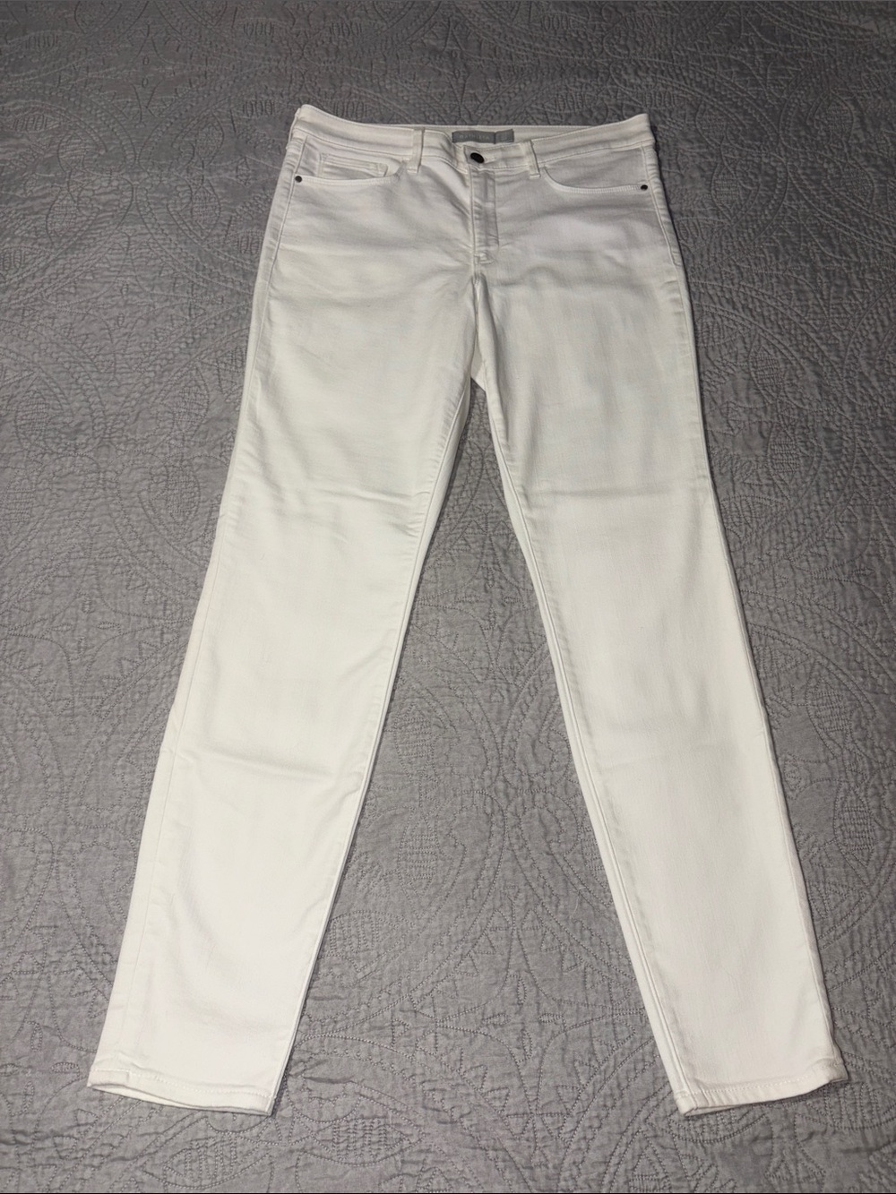 Athleta White Sculptek Skinny Jeans, sz 14T
